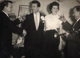 Bunny Austin at Matt Monro's wedding